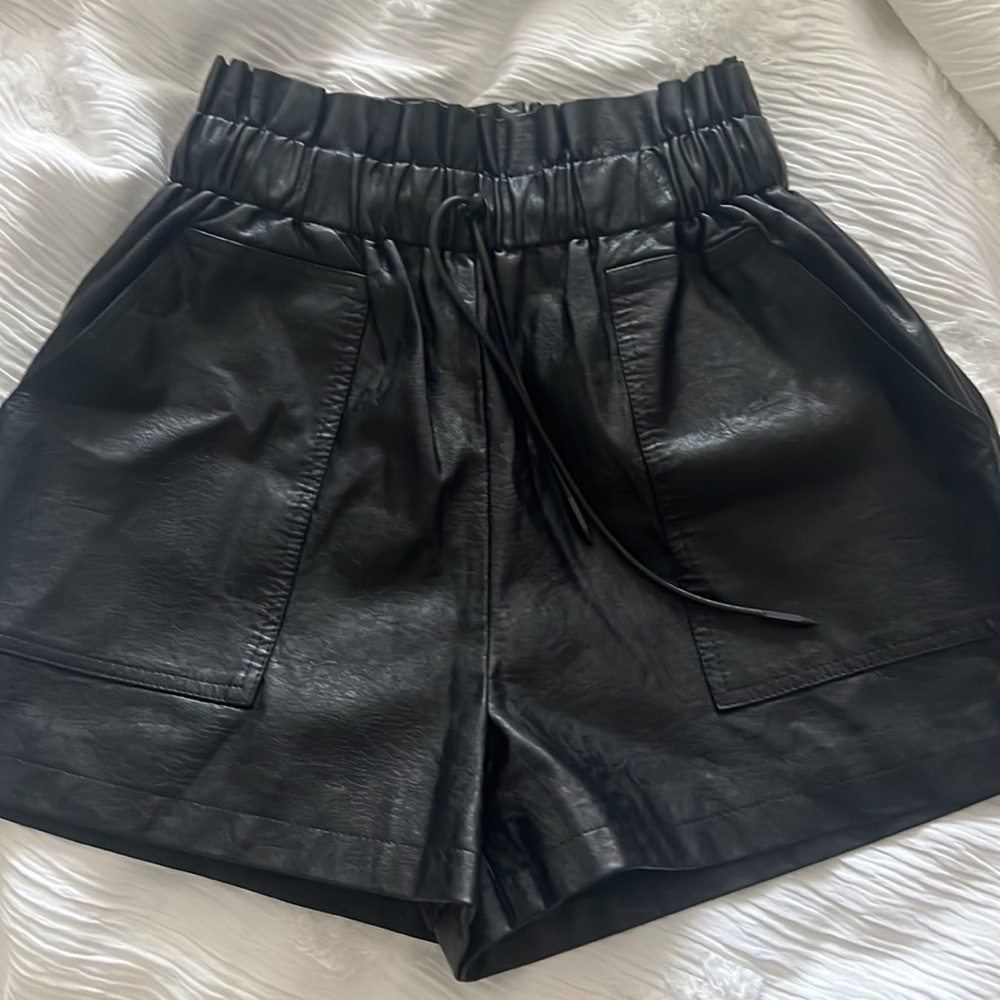 Leather Shorts